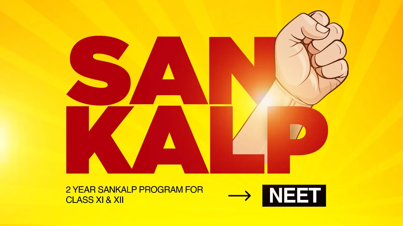 2-Year Sankalp Program for NEET-UG